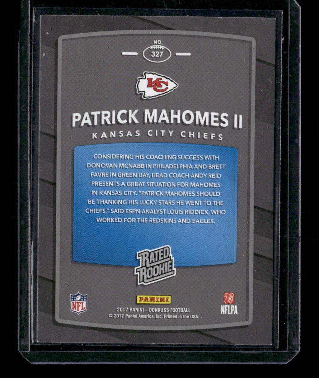 2017 Donruss #327 Patrick Mahomes II