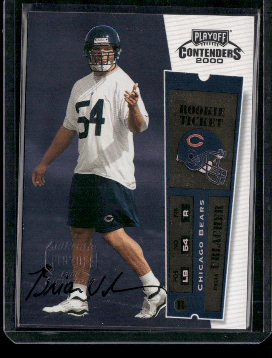 2000 Playoff Contenders #103 Brian Urlacher Auto