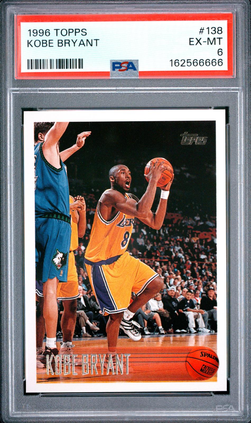 1996 Topps #138 Kobe Bryant PSA 6