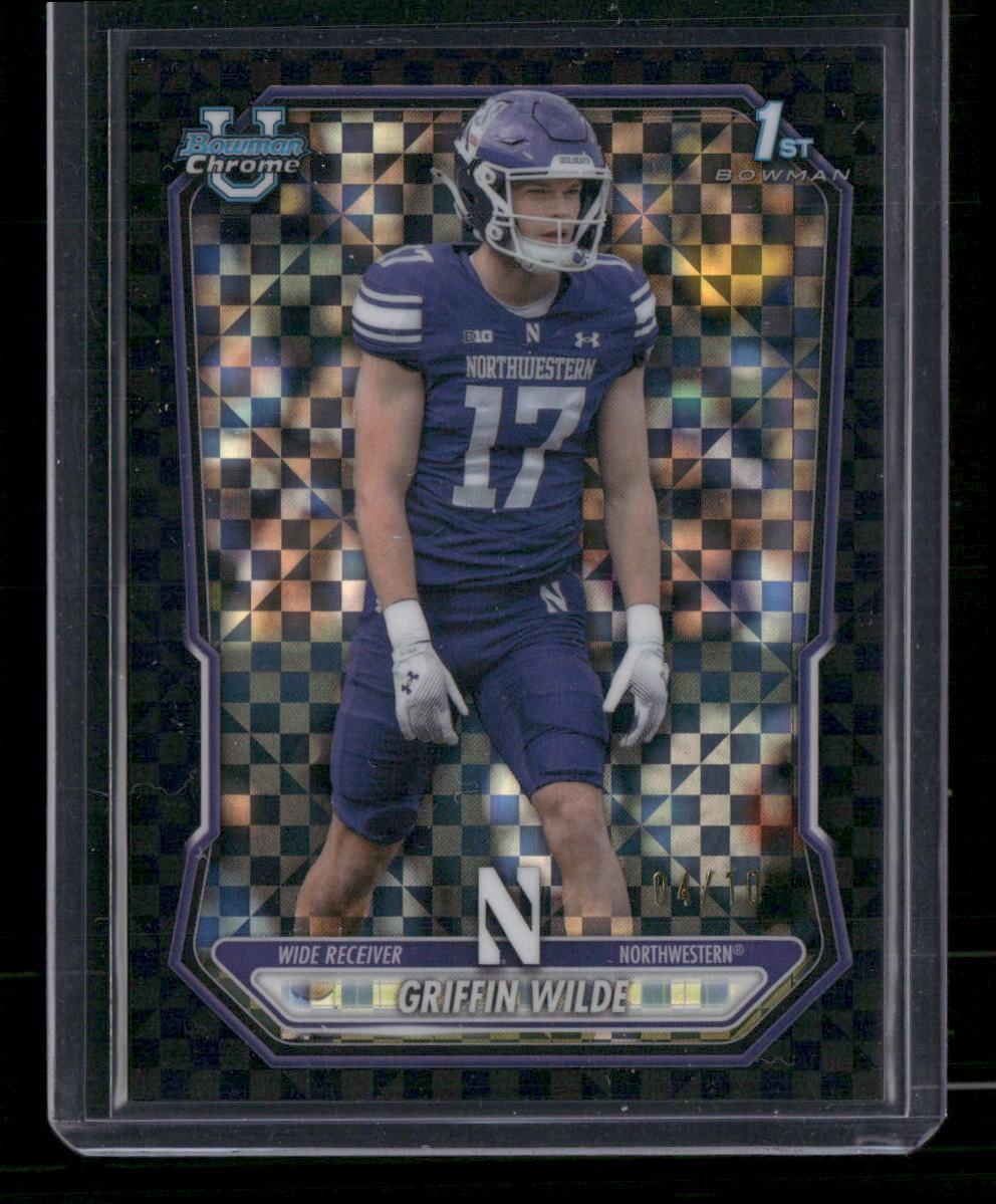 2026 Bowman #BPP-109 Griffin Wilde Prospects Black Xfractor #/10