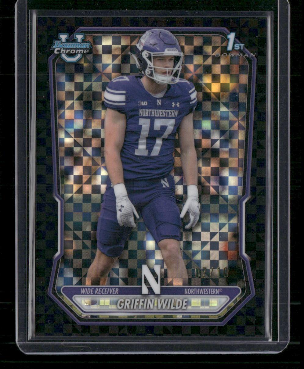 2026 Bowman #BPP-109 Griffin Wilde Prospects Black Xfractor #/10