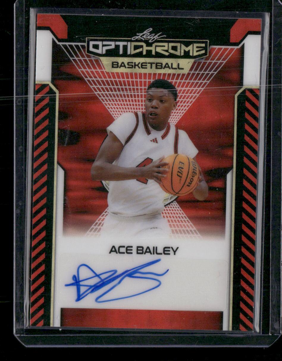 2025 Leaf Optichrome Ace Bailey Superfractor Auto #1/1 One of One