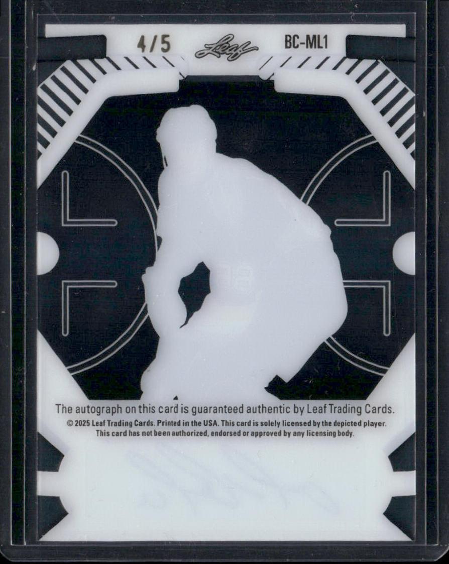 2025 Leaf Mario Lemieux Auto #/5