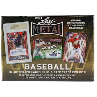 2024 Leaf Metal Baseball Jumbo Hobby Box