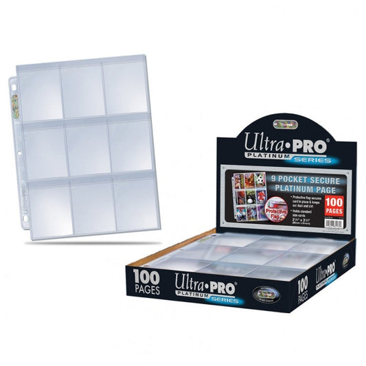 Ultra Pro platinum Hologram 9 Pocket Pages Box