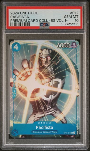 2024 One Piece Pacifista Premium Card Collection PSA 10