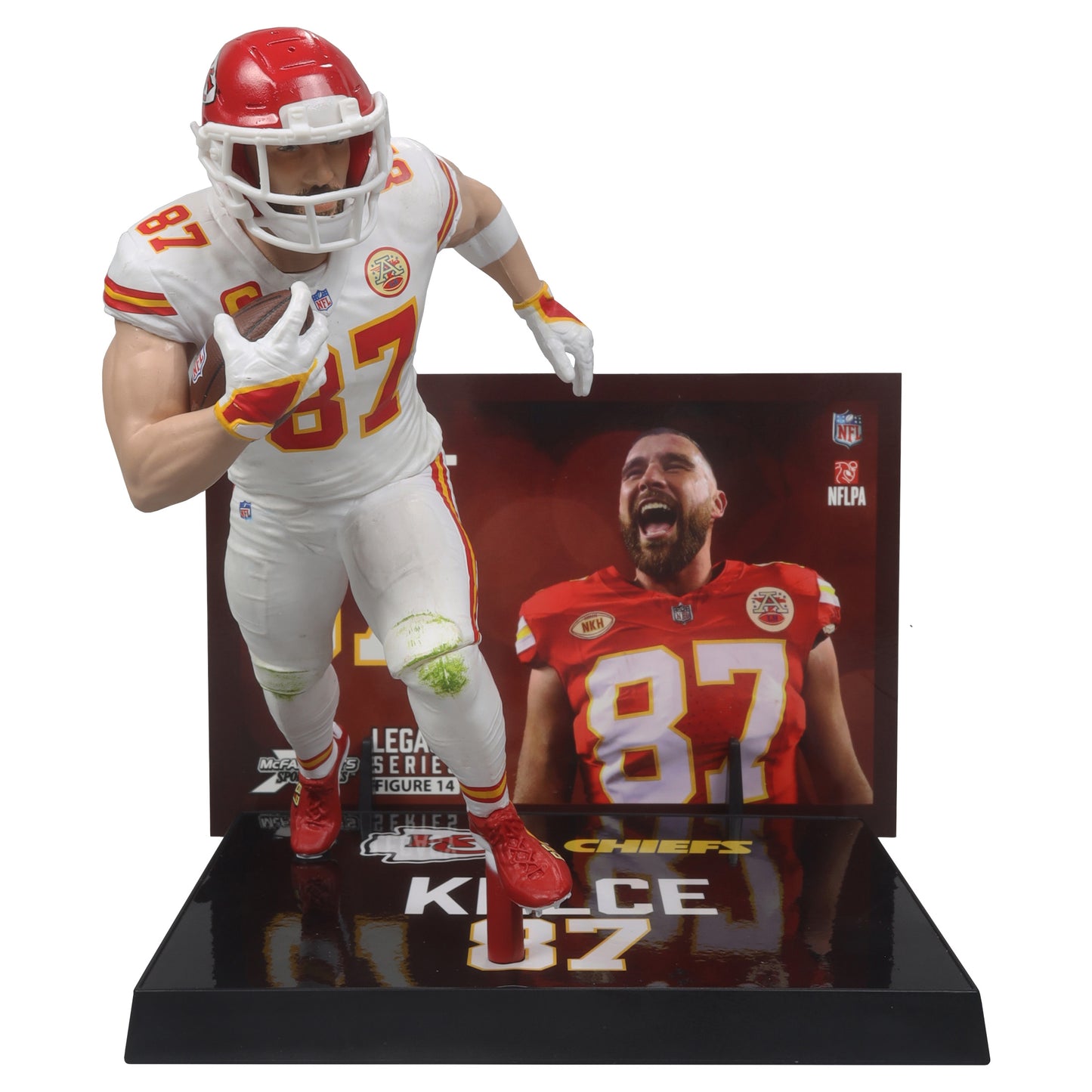 McFarlane's Sportspicks Platinum Edition NFL Legacy Figure Travis Kelce Chiefs