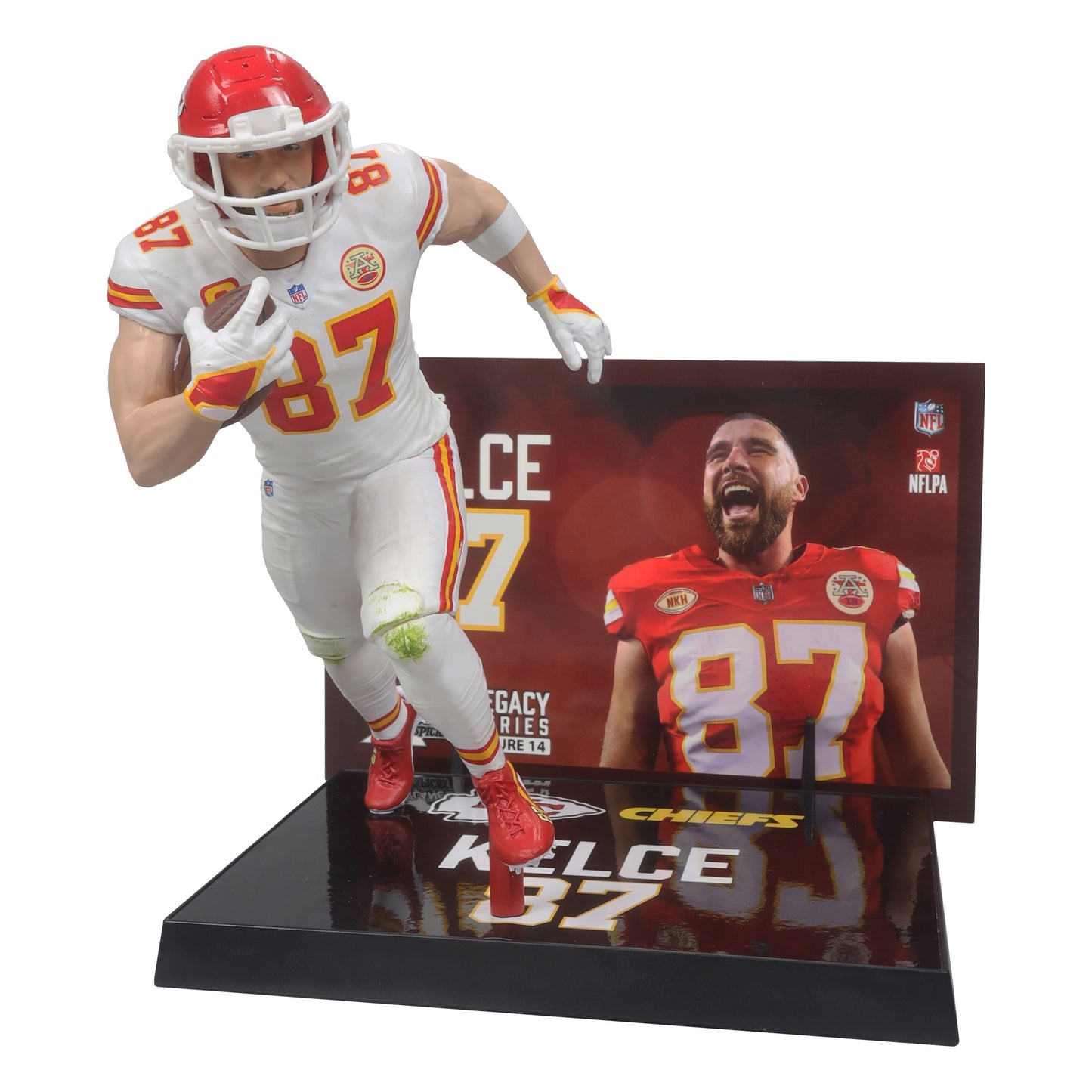 McFarlane's Sportspicks Platinum Edition NFL Legacy Figure Travis Kelce Chiefs