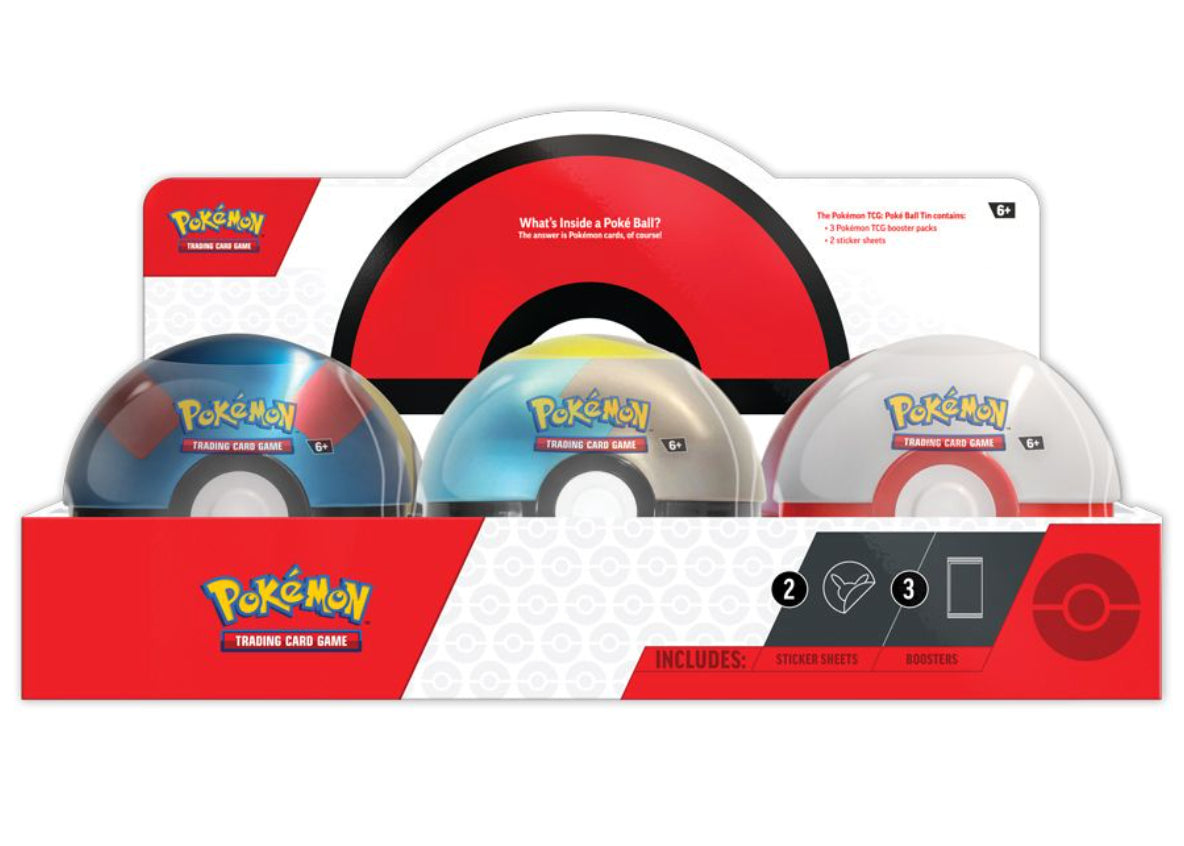 Pokemon Poke Ball Tin 2024 Little Shop of Cards LLC