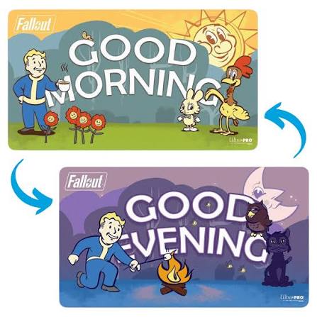 Ultra Pro Playmat Fallout Double Sided Good Morning Good Evening