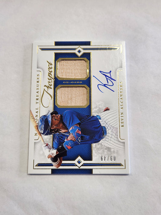 2024 National Treasure Kevin Alcantara Prospect Dual Relic On Card Auto #/49