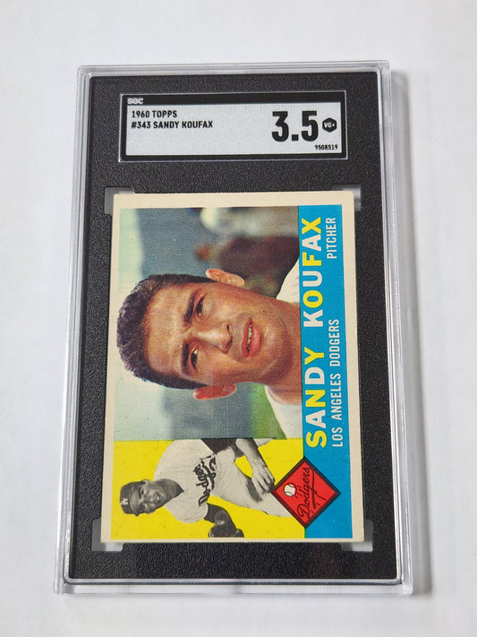 1960 Topps Sandy Koufax SGC 3.5