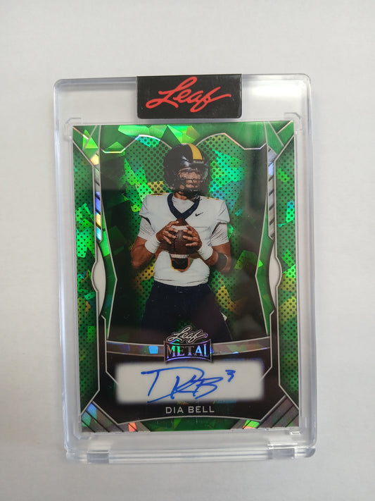 2025 Leaf Metal Dia Bell Green Ice Auto #/4