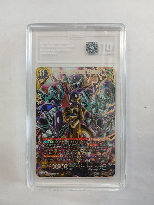 2025 Dragon Ball Super History of Z Frieza, Eternal Enemy Secret Rare TAG 10