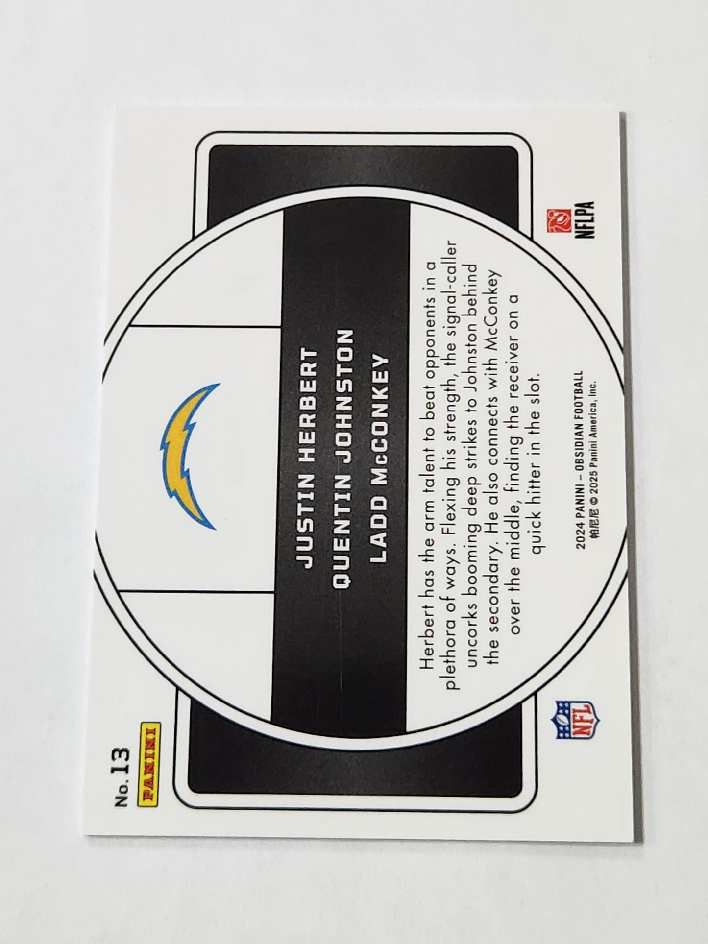 2024 Obsidian Nucleus Chargers Justin Herbet Ladd Mcconkey SP