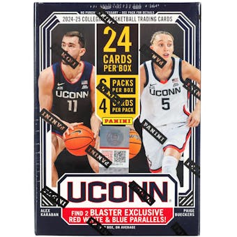2024-25 Panini UCONN Collegiate Basketball Blaster Box