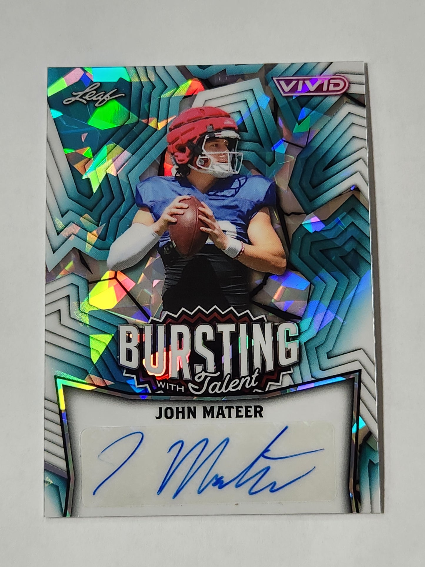 2025 Leaf Vivid John Mateer Bursting with Talent Auto /10