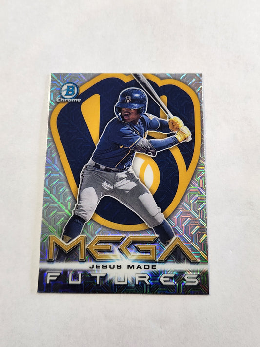 2025 Bowman Chrome Jesus Made Mega Futures Mojo Refractor Case Hit SSP