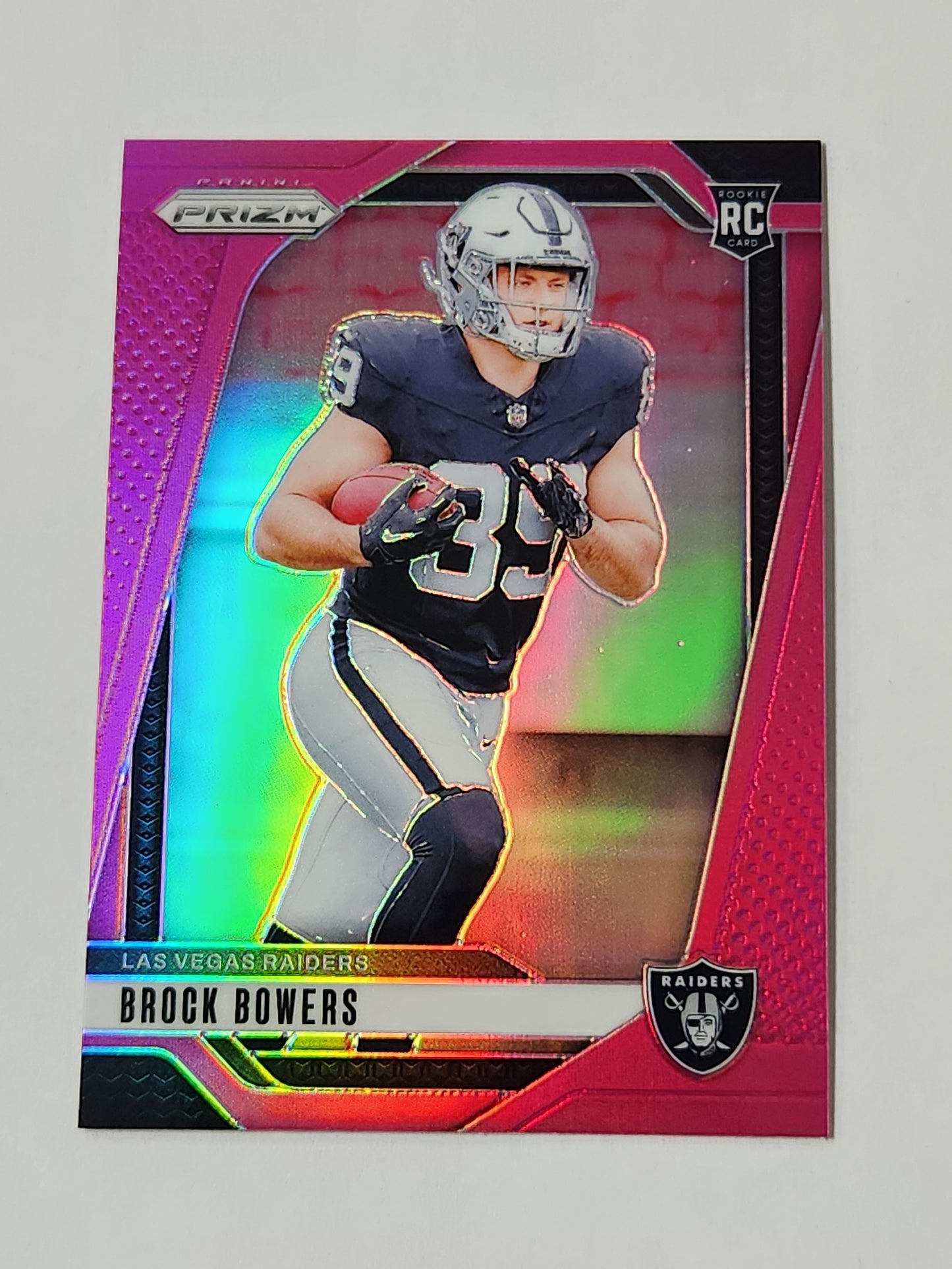 2024 Prizm Brock Bowers Pink Rookie