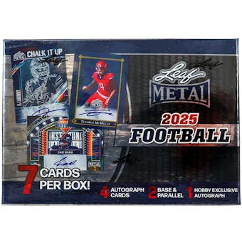 2025 Leaf Metal Football (1) Hobby Box