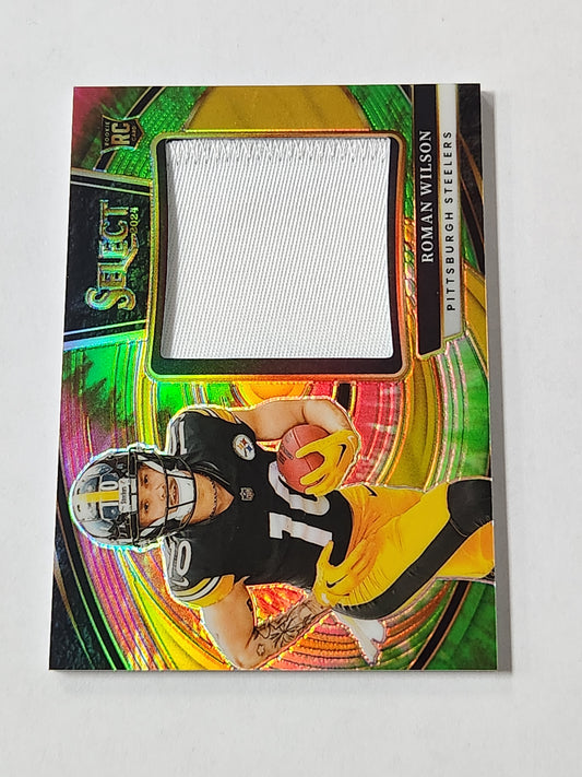 2024 Select Roman Wilson Jumbo Patch Tie Dye /25 Rookie SSP