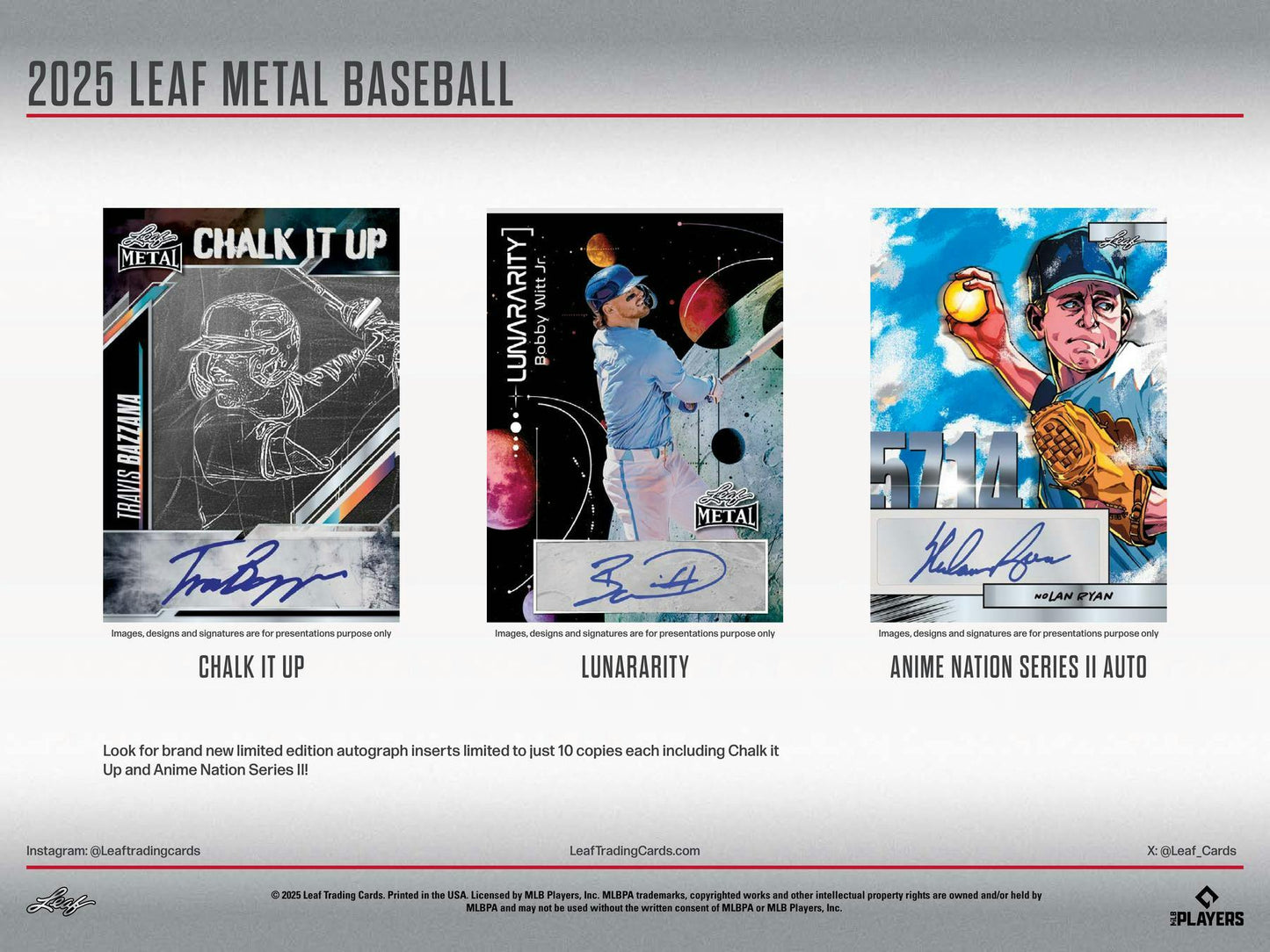 2025 Leaf Metal Baseball Jumbo Hobby Box