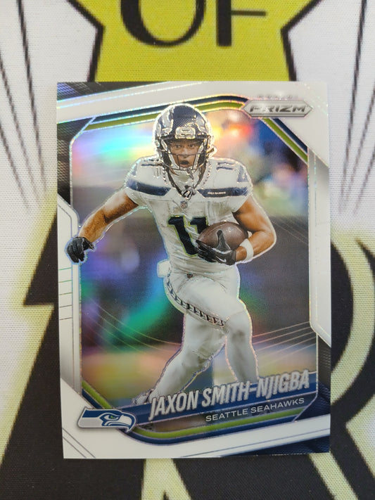2025 Prizm Jaxon Smith-Njigba White Prizm #35/35 Jersey Color Match