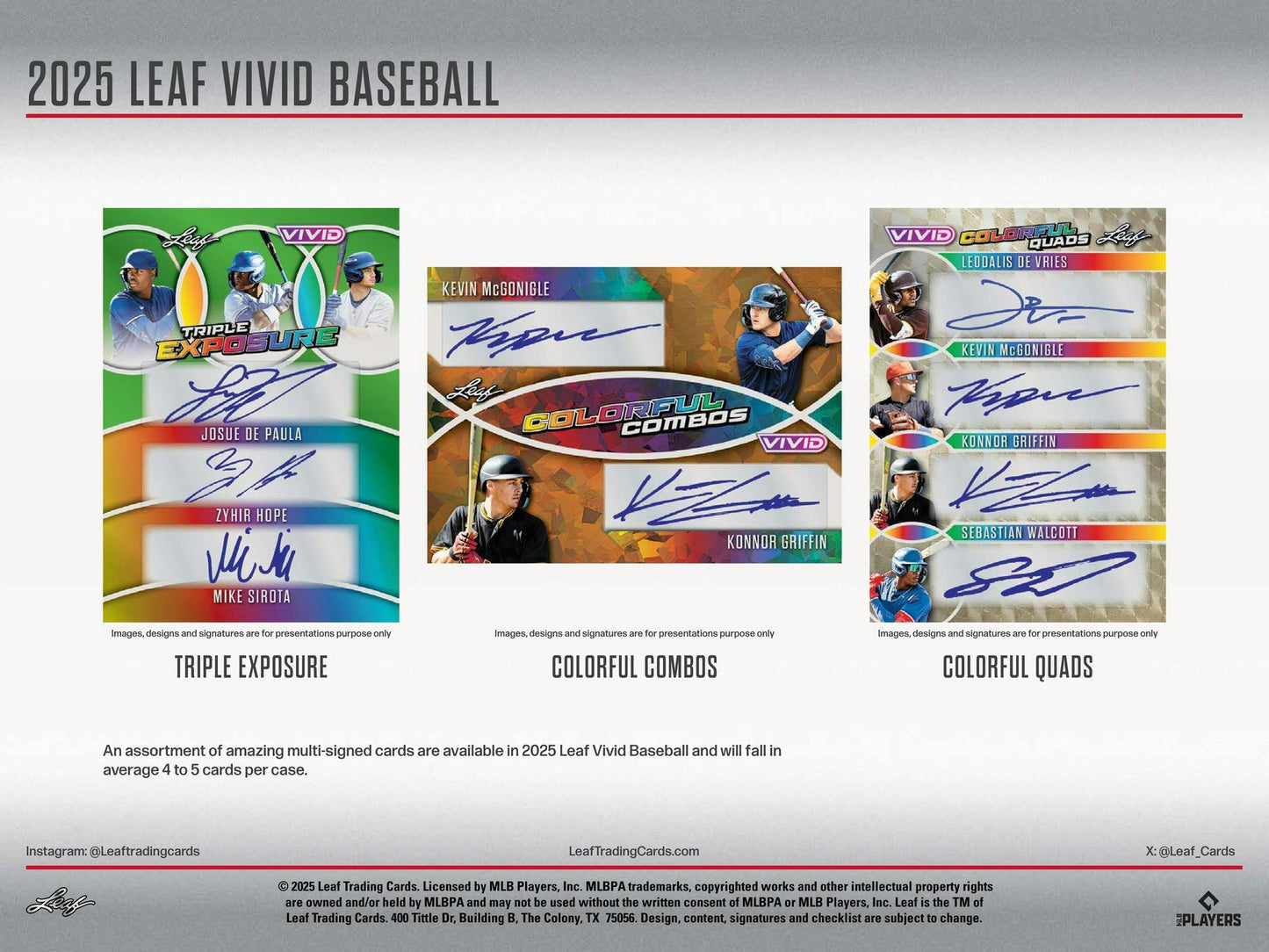 2025 Leaf Vivid Baseball Hobby
