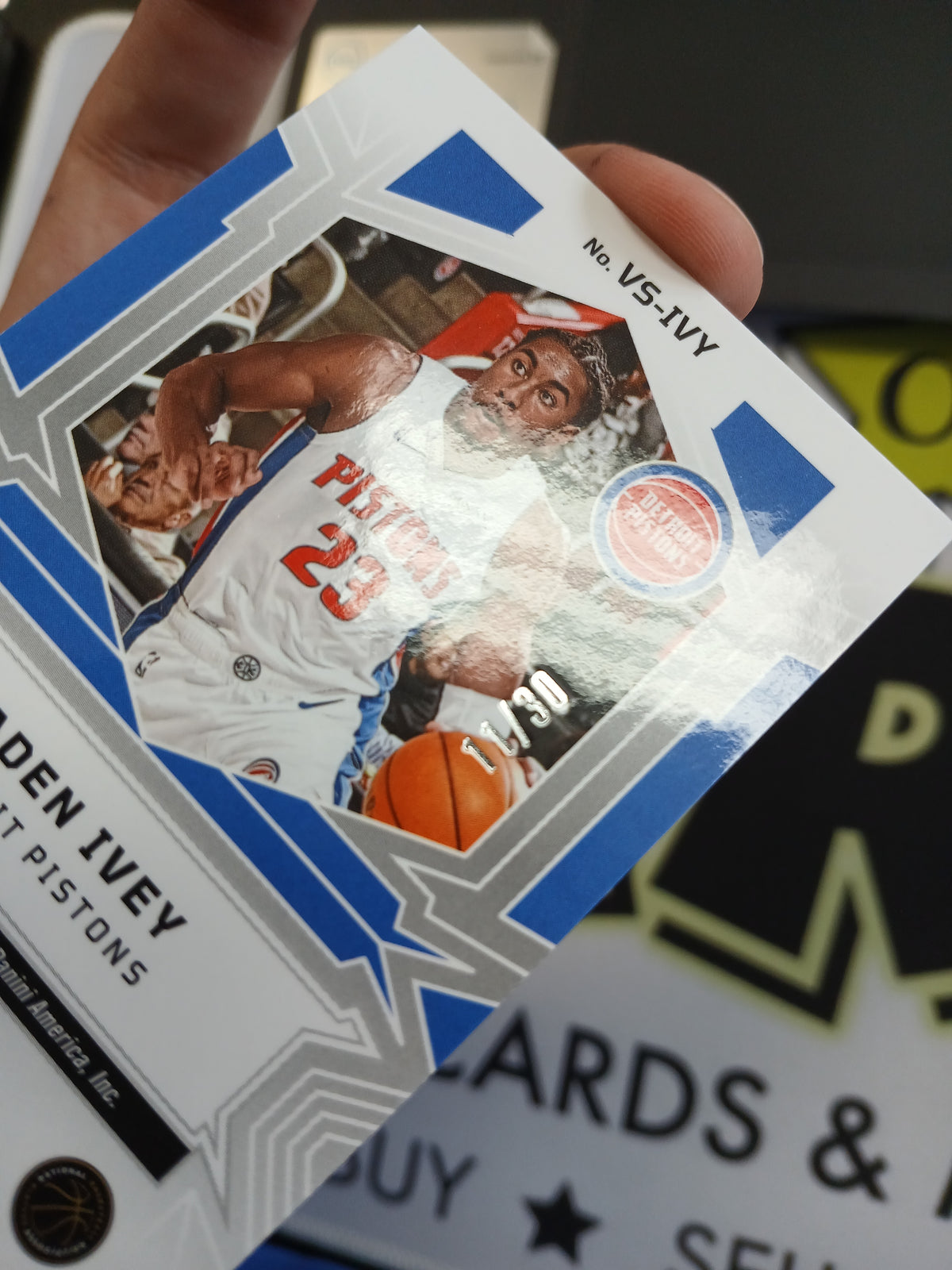 2024 Obsidian Jaden Ivey Volcanic Auto Purple #/30