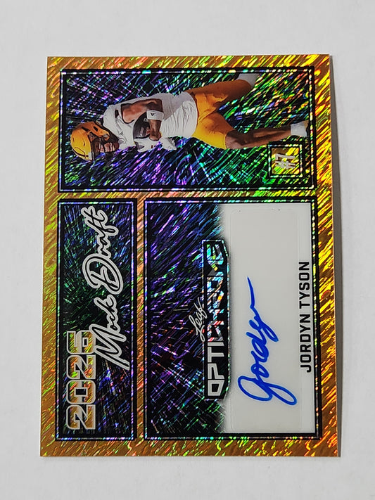 2025 Leaf Optichrome Mock Draft Jordyn Tyson # 1/1 MA-JT1