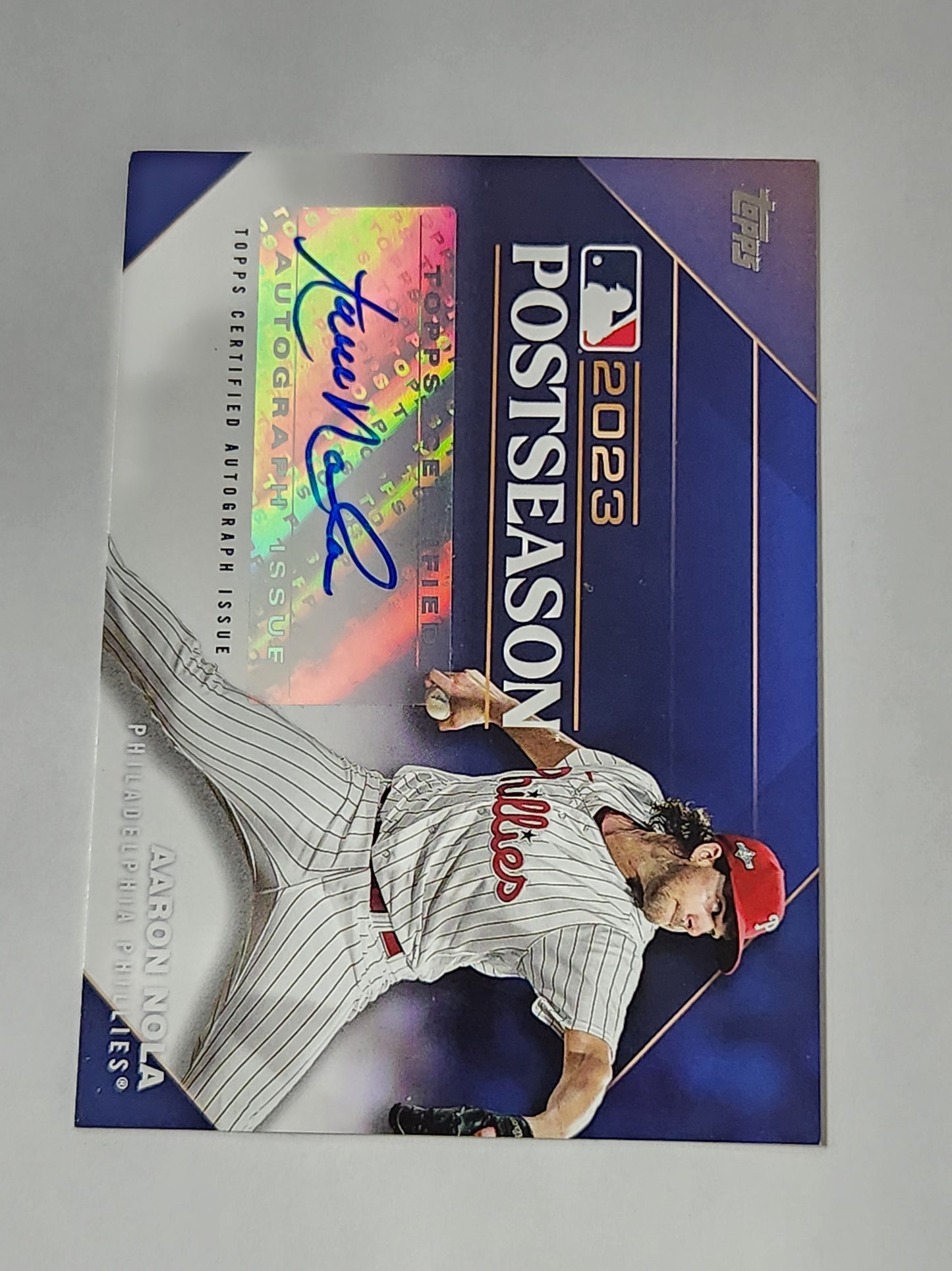 2024 Topps Postseason Aaron Nola Auto 26/50 SP