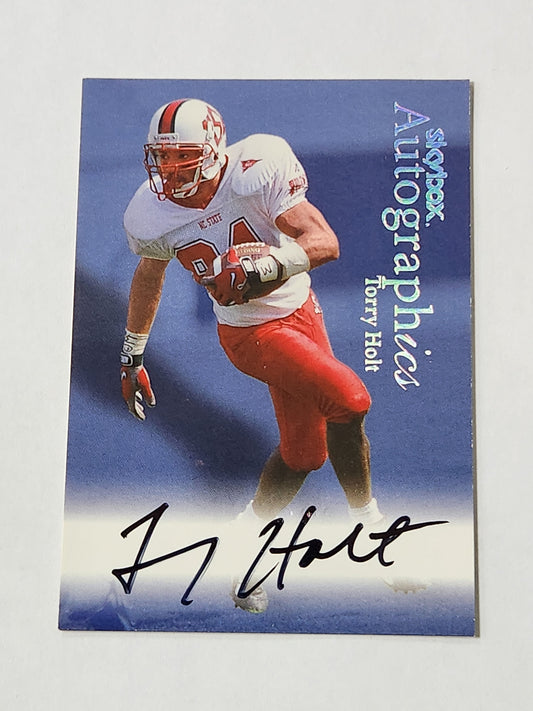 1999 Skybox Torry Holt Autographics Auto