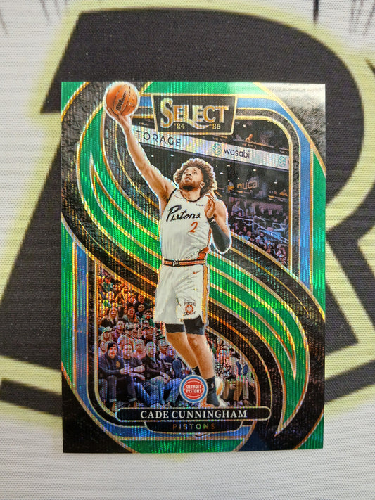2024 Select Cade Cunningham Premier Level Green Wave #50/50