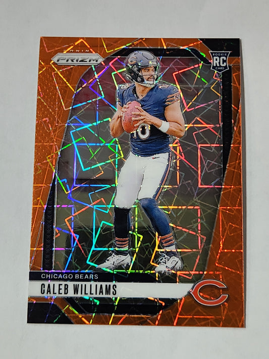 2024 Prizm Caleb Williams Orange Lazer Rookie No. 301