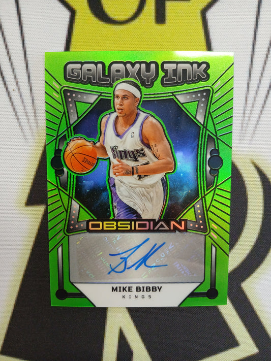 2024 Obsidian Mike Bibby Galaxy Ink Auto Green #/25