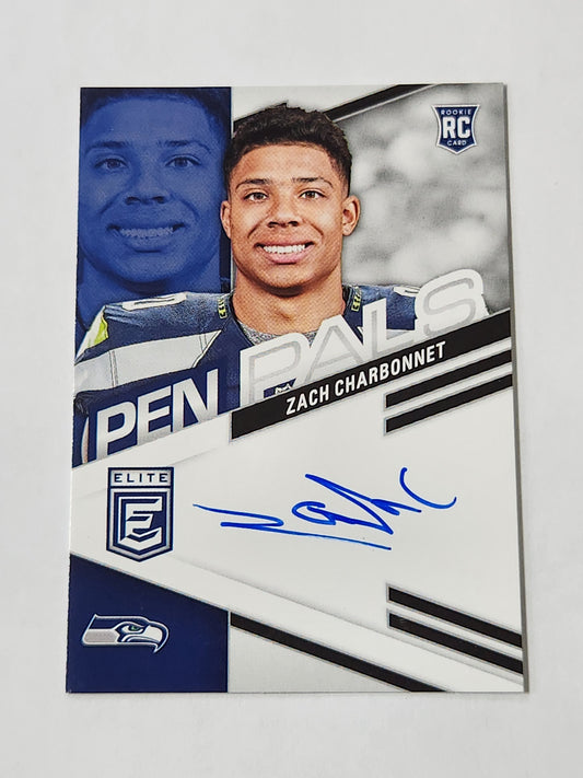 2023 Elite Zach Charbonnet Pen Pals On-Card Auto