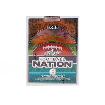 2025 Leaf Football Nation (1) Hobby Box