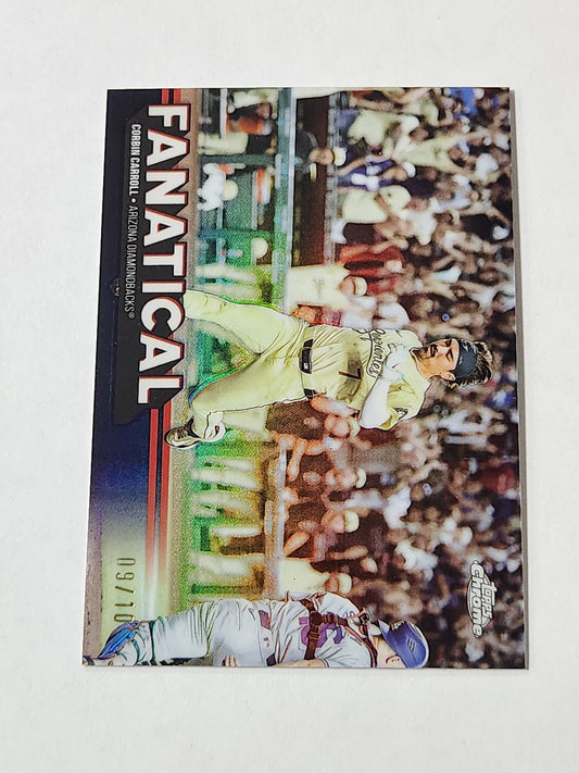 2025 Topps Chrome Corbin Carroll Fanatical Case Hit SSP /10