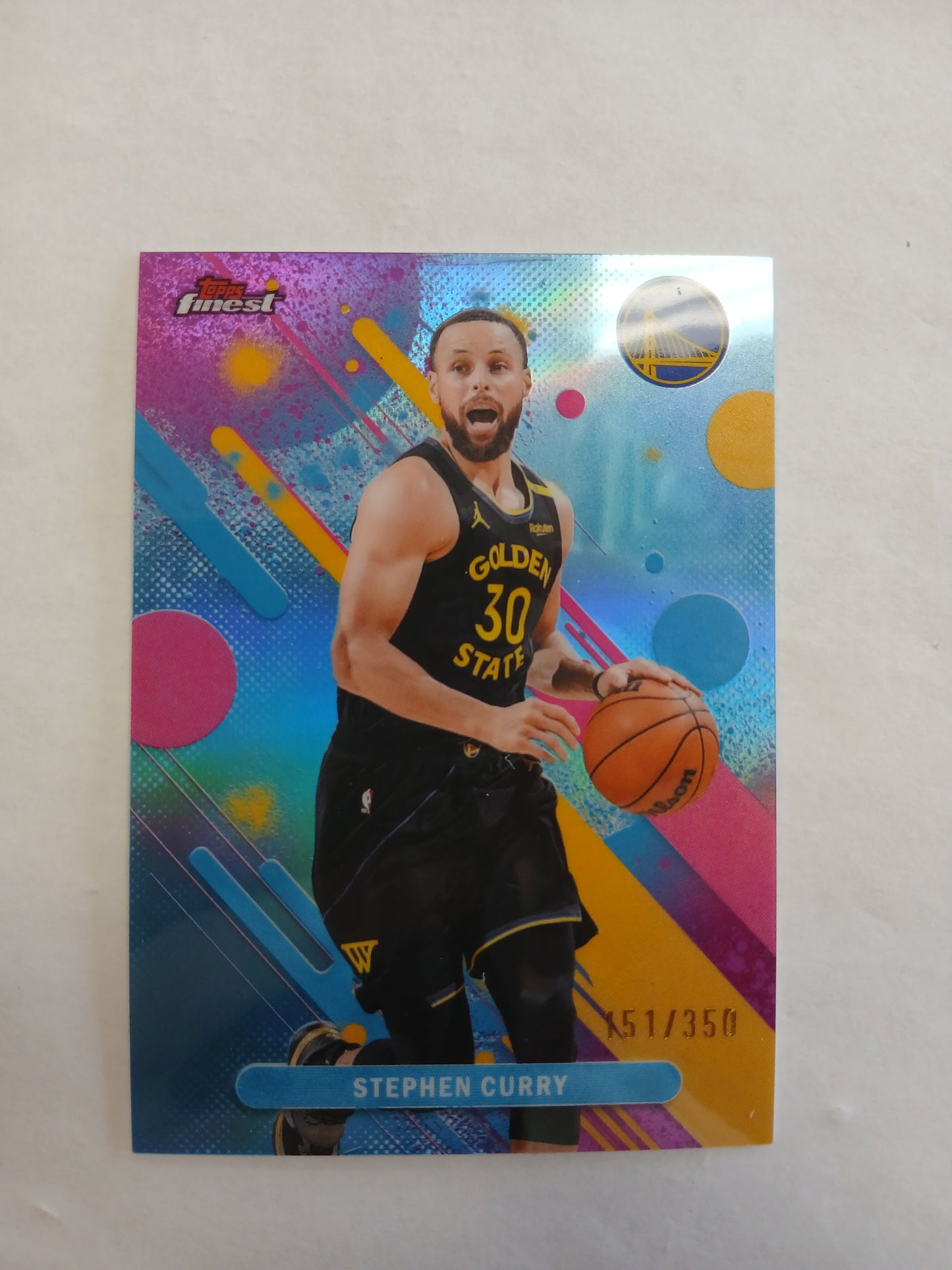 2026 Topps Finest Stephen Curry Common Teal Refractor #/350