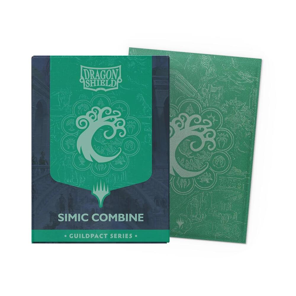 Dragon Shield Guildpact Series Dual Matte: Standard Art Sleeves - Simic Combine (100-Pack) AT-16512