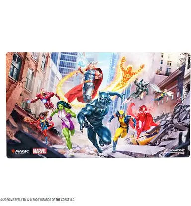 Magic: The Gathering Marvel Superheroes Shiny Playmat - Marvel Superheroes - GameGenic Playmats 40245