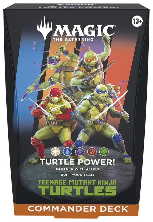 Magic The Gathering Teenage Mutant Ninja Turtles Commander Deck Turtle Power