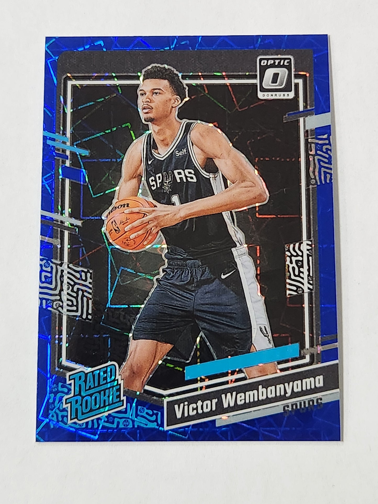 2023 Optic Victor Wembanyama Blue Lazer
