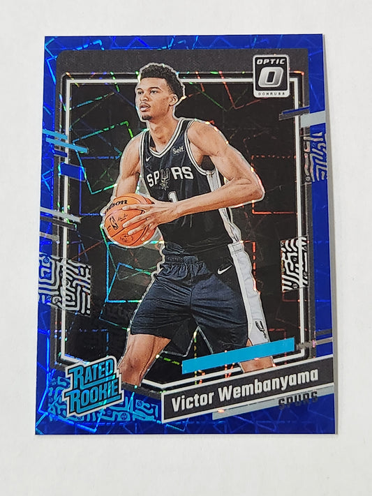 2023 Optic Victor Wembanyama Blue Lazer