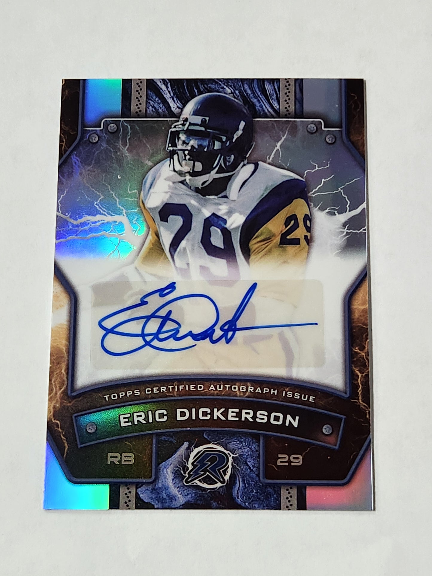 2025 Topps Resurgence Eric Dickerson Signatures Card Auto RS-ED