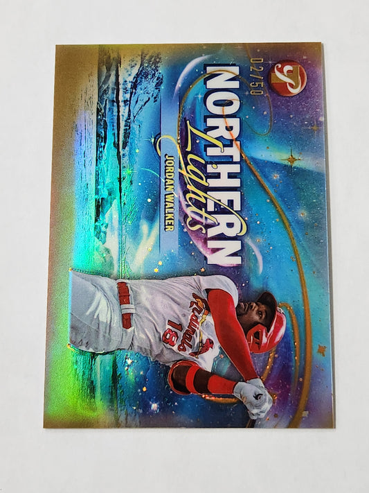 2024 Topps Pristine Jordan Walker Northern Lights Gold 2/50 SP