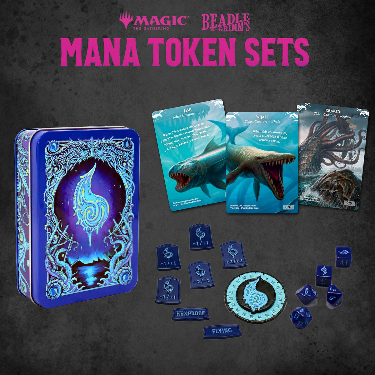 Beadle & Grimm's Blue Mana Token Set