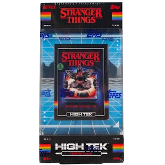 Topps 2024 Stranger Things High Tek Trading Cards Hobby Box
