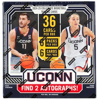 2024-25 Panini UCONN Collegiate Basketball Hobby Box