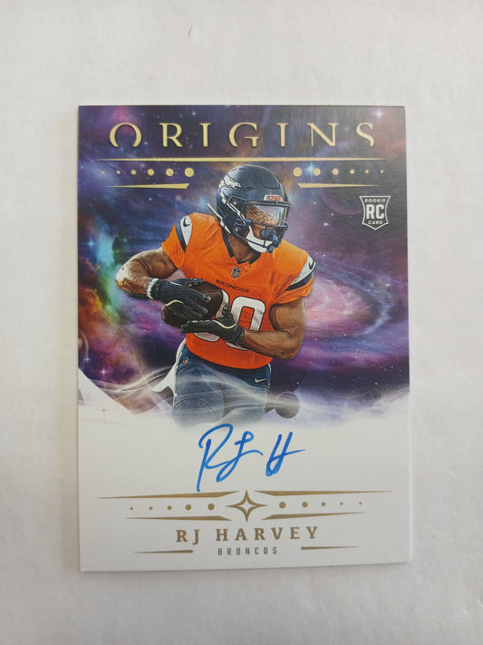 2025 Origins RJ Harvey Rookie On Card Auto